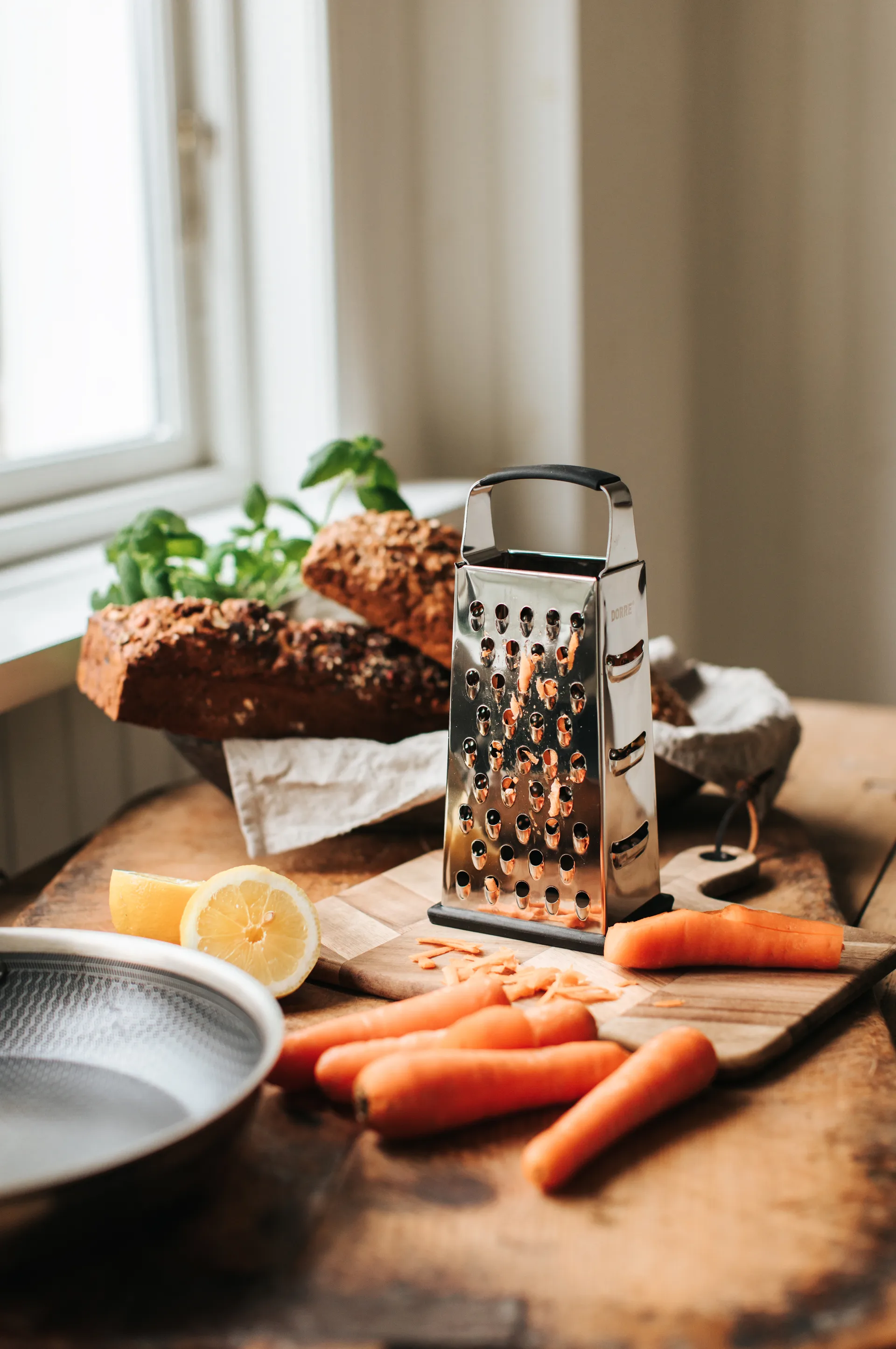 Rubi Grater rubber foot handle 4 different, 24 cm Dorre