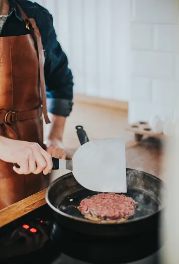 Sasha stainless steel spatula - Black-XL - Dorre