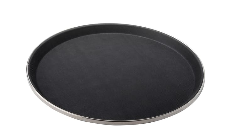 Serving tray round Ø35.5 cm, Black Dorre