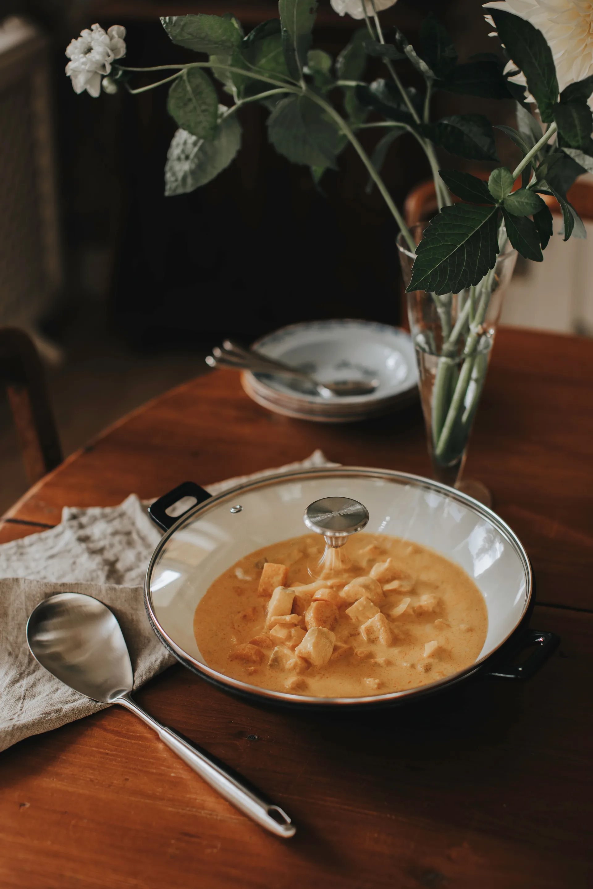 Shay serving spoon 38 cm, Stainless steel Dorre