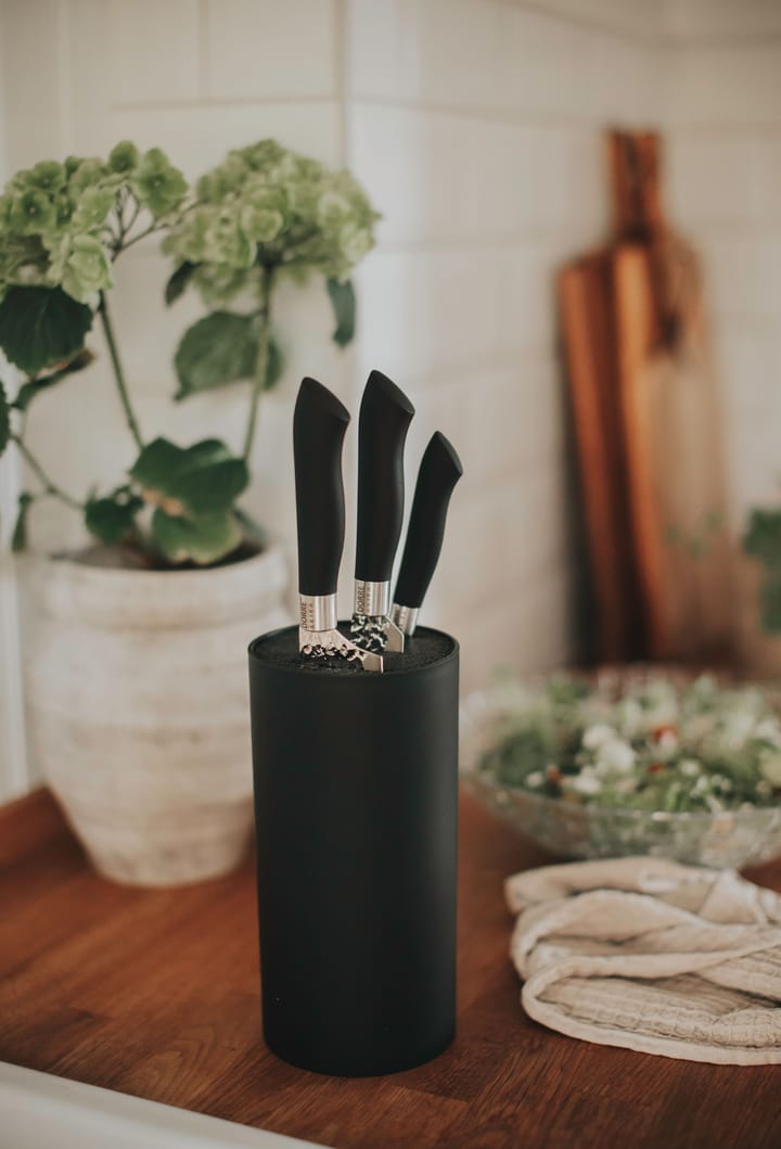 Universal knife block 23 cm, Black Dorre