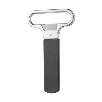 Vale Bottle Opener corkscrew 11x6.4x1 cm - Black-silver - Dorre