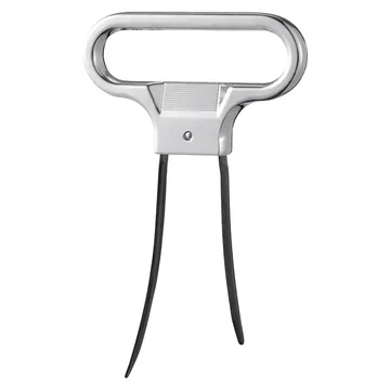 Vale Bottle Opener corkscrew 11x6.4x1 cm - Black-silver - Dorre