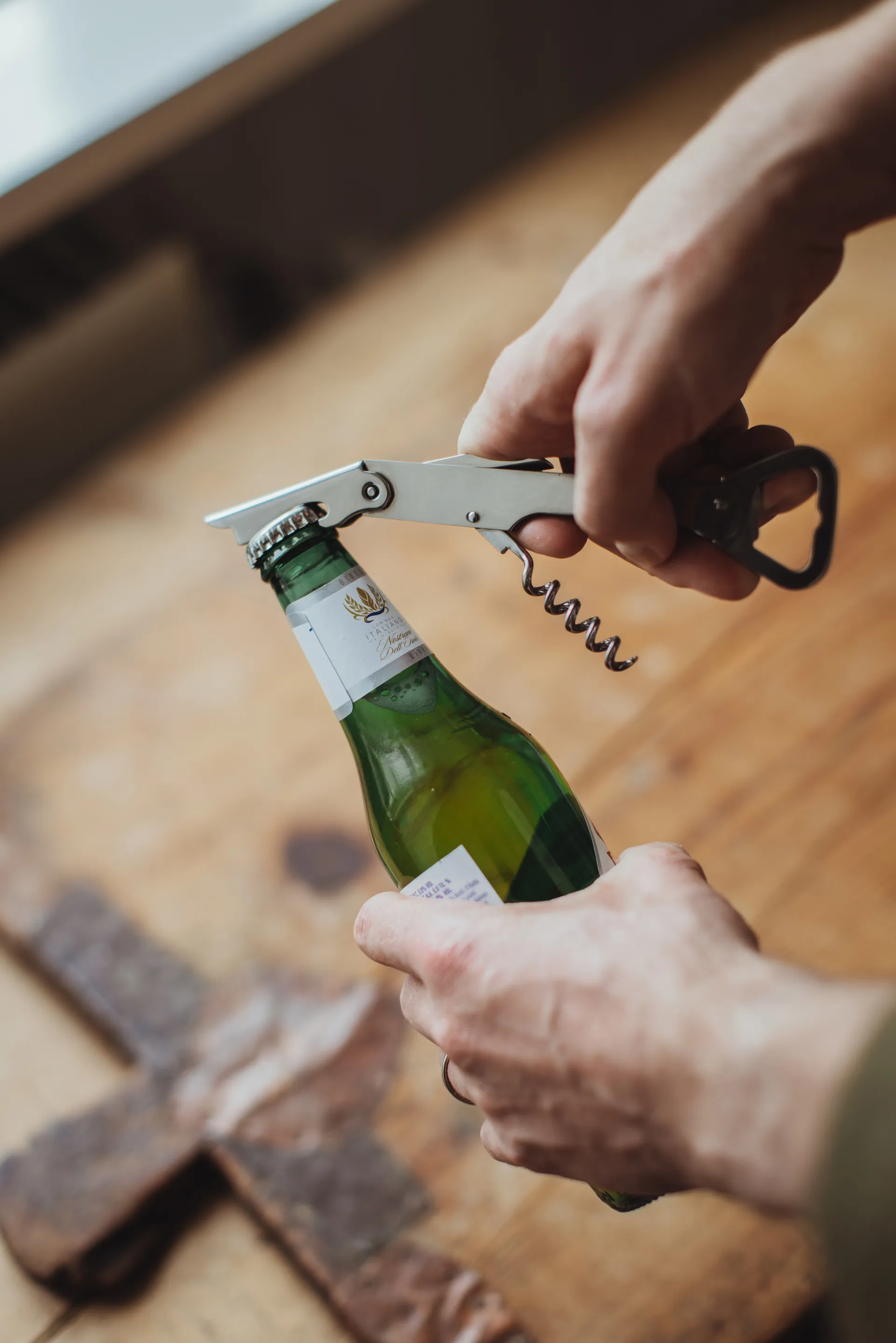 Varda Wine & Bottle Opener 14.5 cm, Stainless steel Dorre