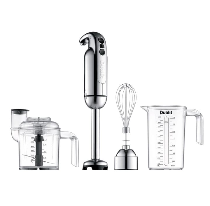 Dualit hand blender with accessories, Stainless steel Dualit