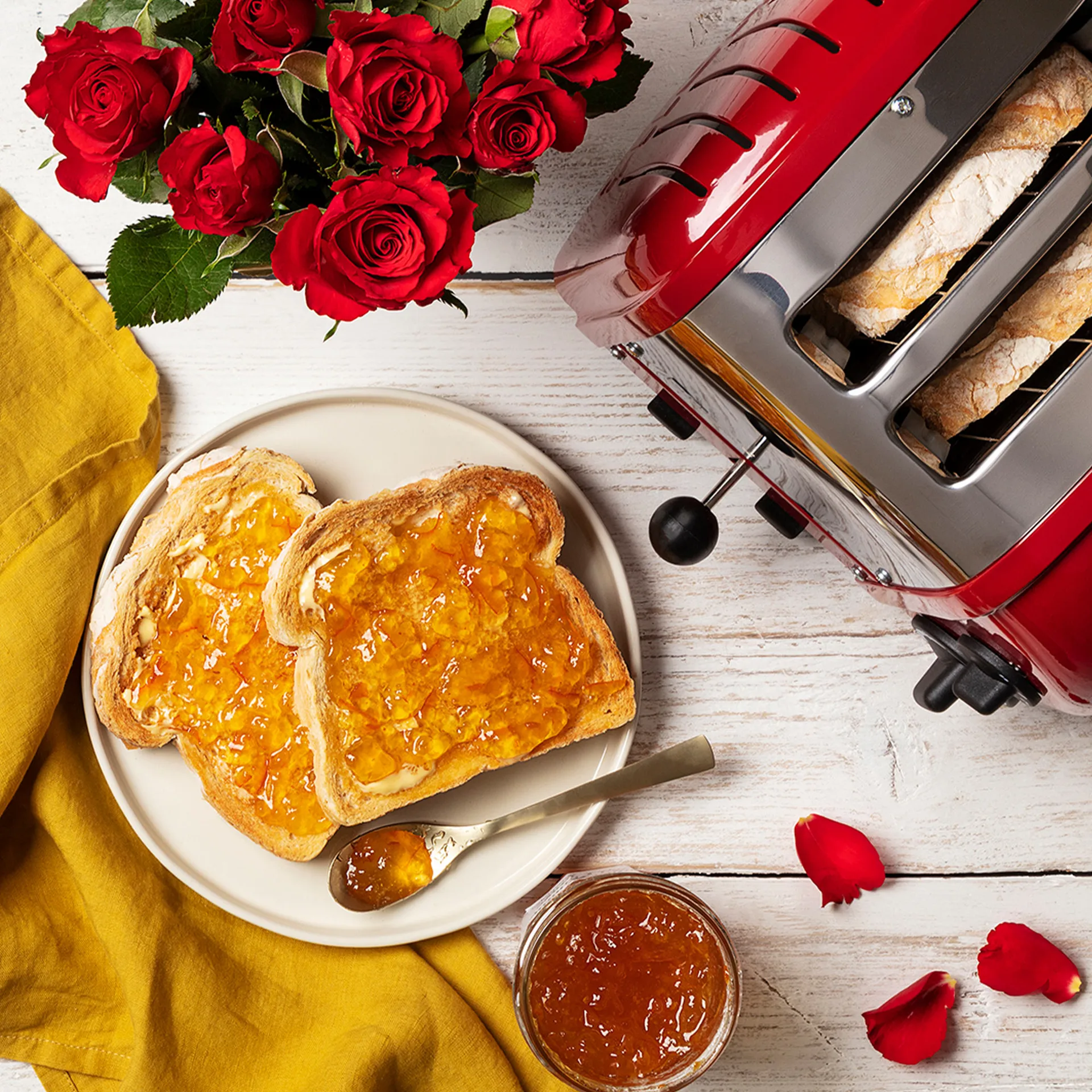 Toaster Classic 2 slices, Red Dualit