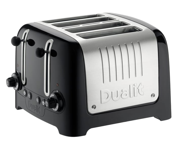 Toaster Lite 4 Slices, Glossy black Dualit