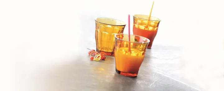 Picardie drinking glass - Amber, 6-pack, 25 cl - Duralex
