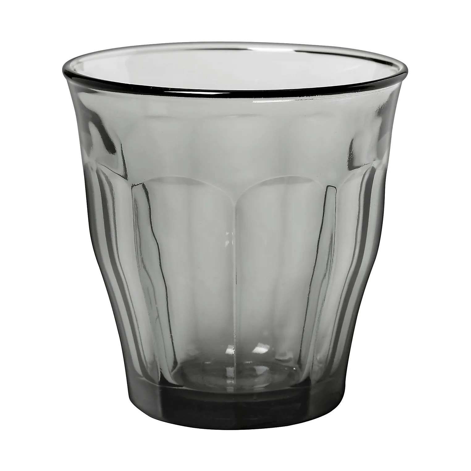 Picardie drinking glass, Grey, 6-pack, 25 cl Duralex