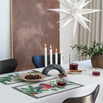 Domherre placemat 35x48 cm - multi - Ekelund Linneväveri