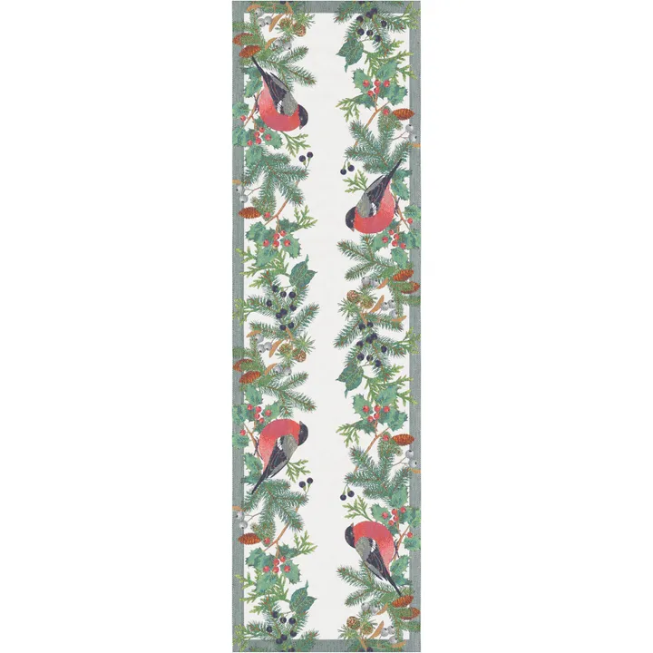 Domherre table runner 35x80 cm - multi - Ekelund Linneväveri