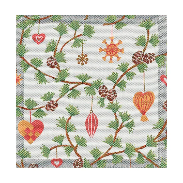 Julefröjd fabric napkin 35x35 cm - Multi - Ekelund Linneväveri