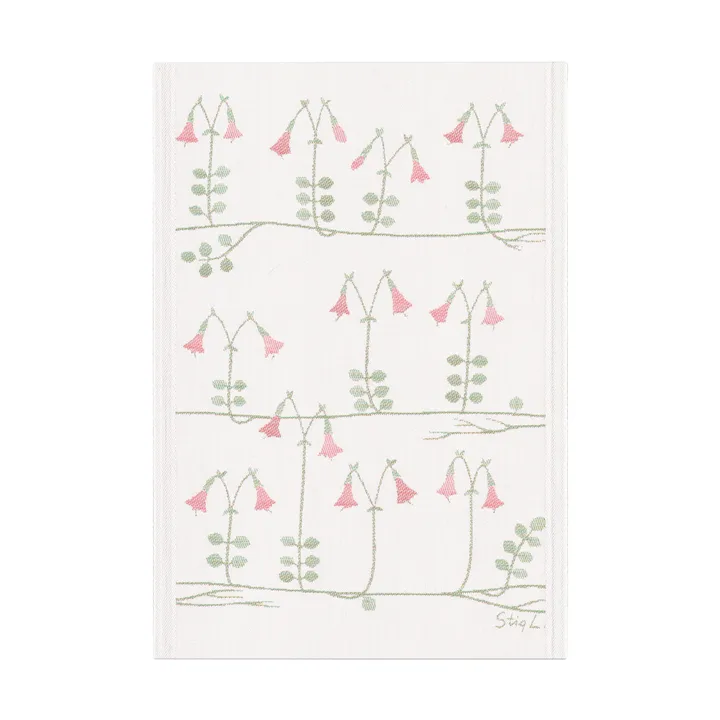 Linnea kitchen towel 35x50 cm - Pink - Ekelund Linneväveri
