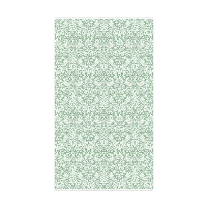 Strawberry Thief tablecloth 150x250 cm - Green - Ekelund Linneväveri