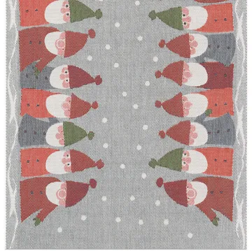 Tomtemöte table runner 35x140 cm - Multi - Ekelund Linneväveri