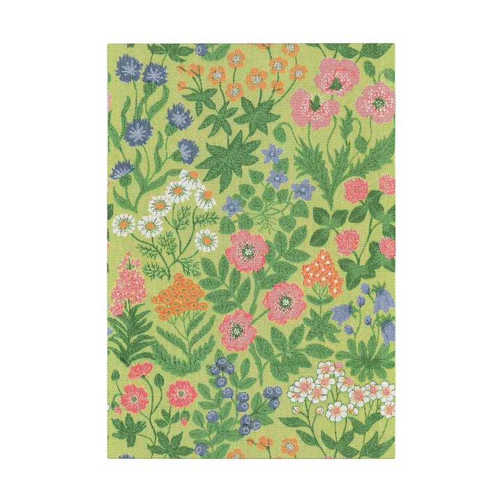 Vildblommor kitchen towel 35x50 cm - Green - Ekelund Linneväveri