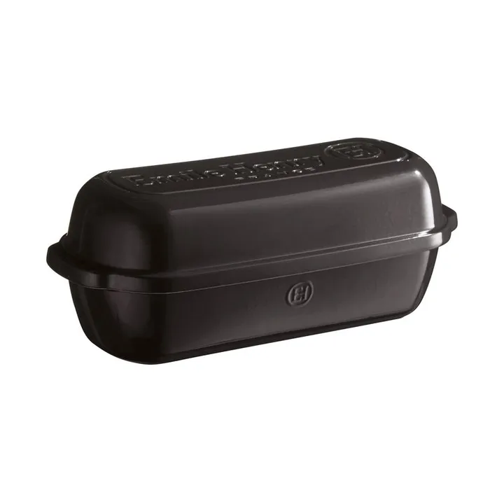 Emile Henry bread pan - Black, rectangular 4.5 L - Emile Henry