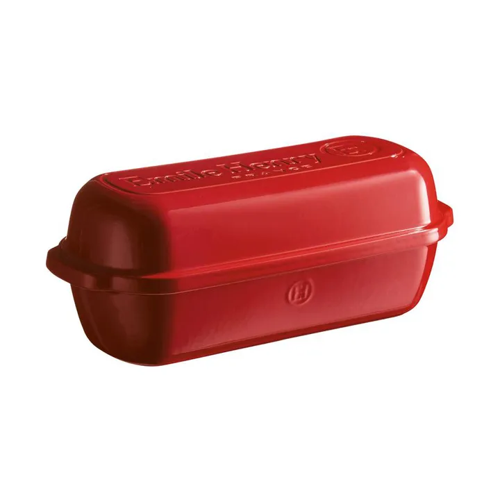 Emile Henry bread pan - Red, rectangular 4.5 L - Emile Henry