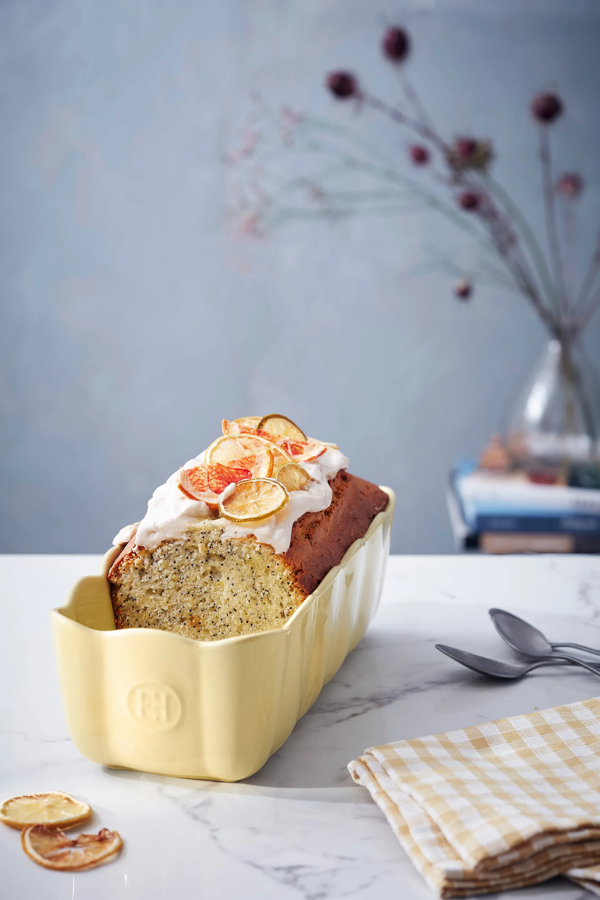 Emile Henry Madeleine bread pan, Vanilla Emile Henry