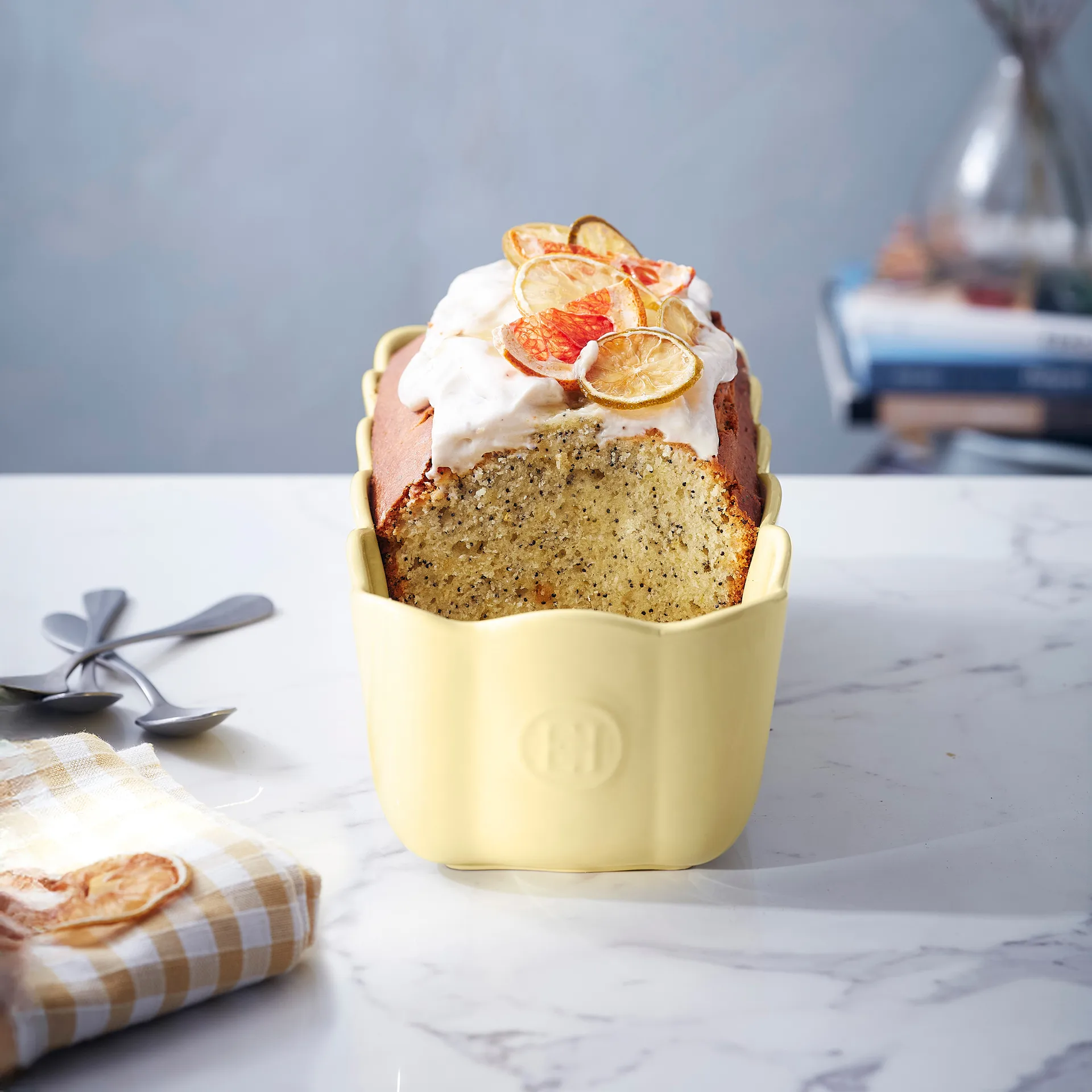 Emile Henry Madeleine bread pan, Vanilla Emile Henry