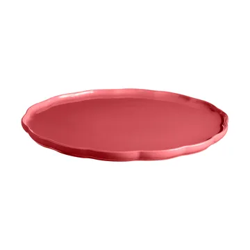 Emile Henry Madeleine serving platter - Bubblegum, round - Emile Henry