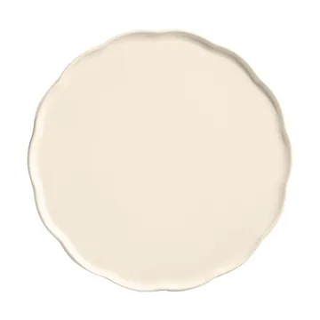 Emile Henry Madeleine serving platter - Cream, round - Emile Henry
