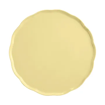 Emile Henry Madeleine serving platter - Vanilla, round - Emile Henry