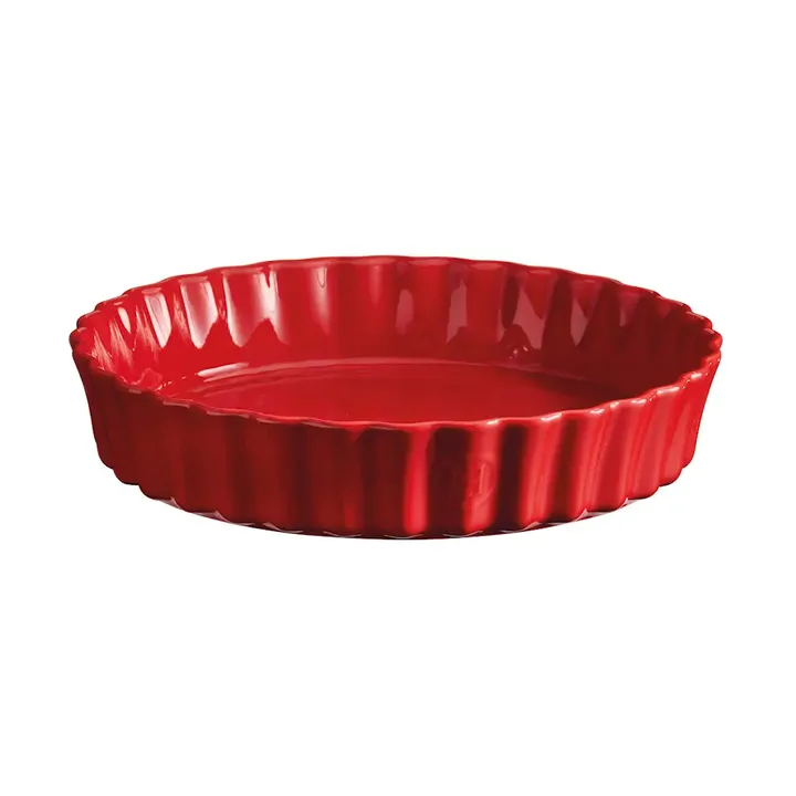 Emile Henry pie dish Ø24 cm - Red - Emile Henry