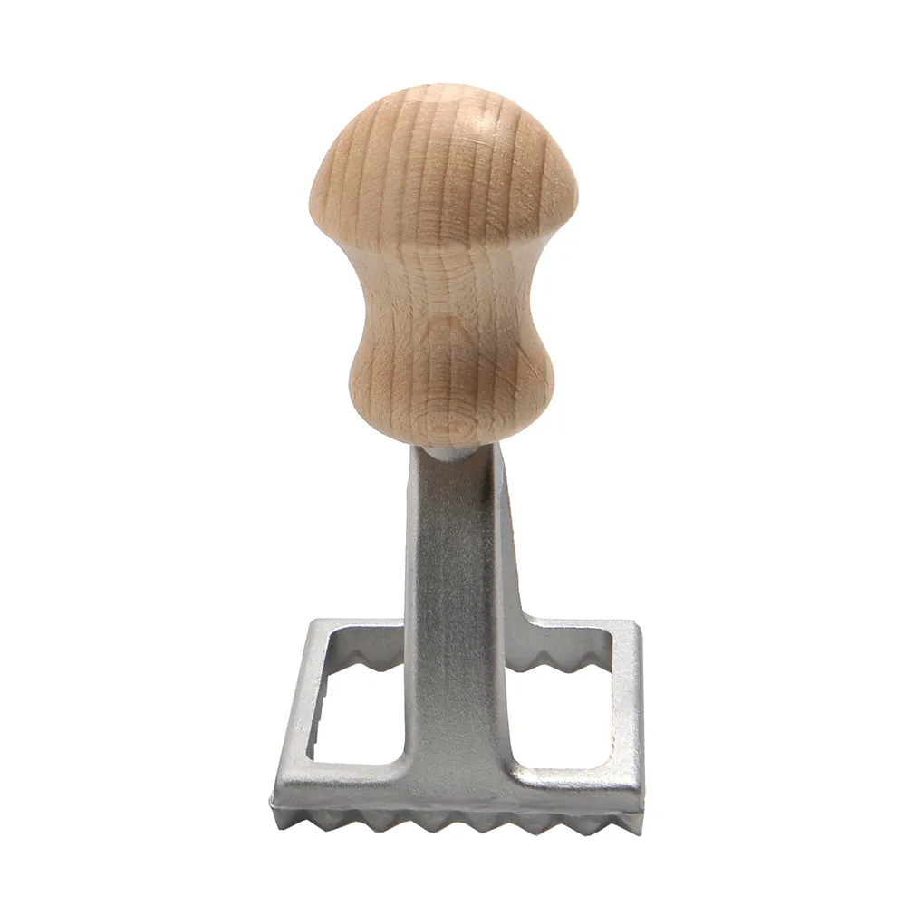 Eppicotispai ravioli stamp, Aluminium, beech, square, 4x4 cm Eppicotispai