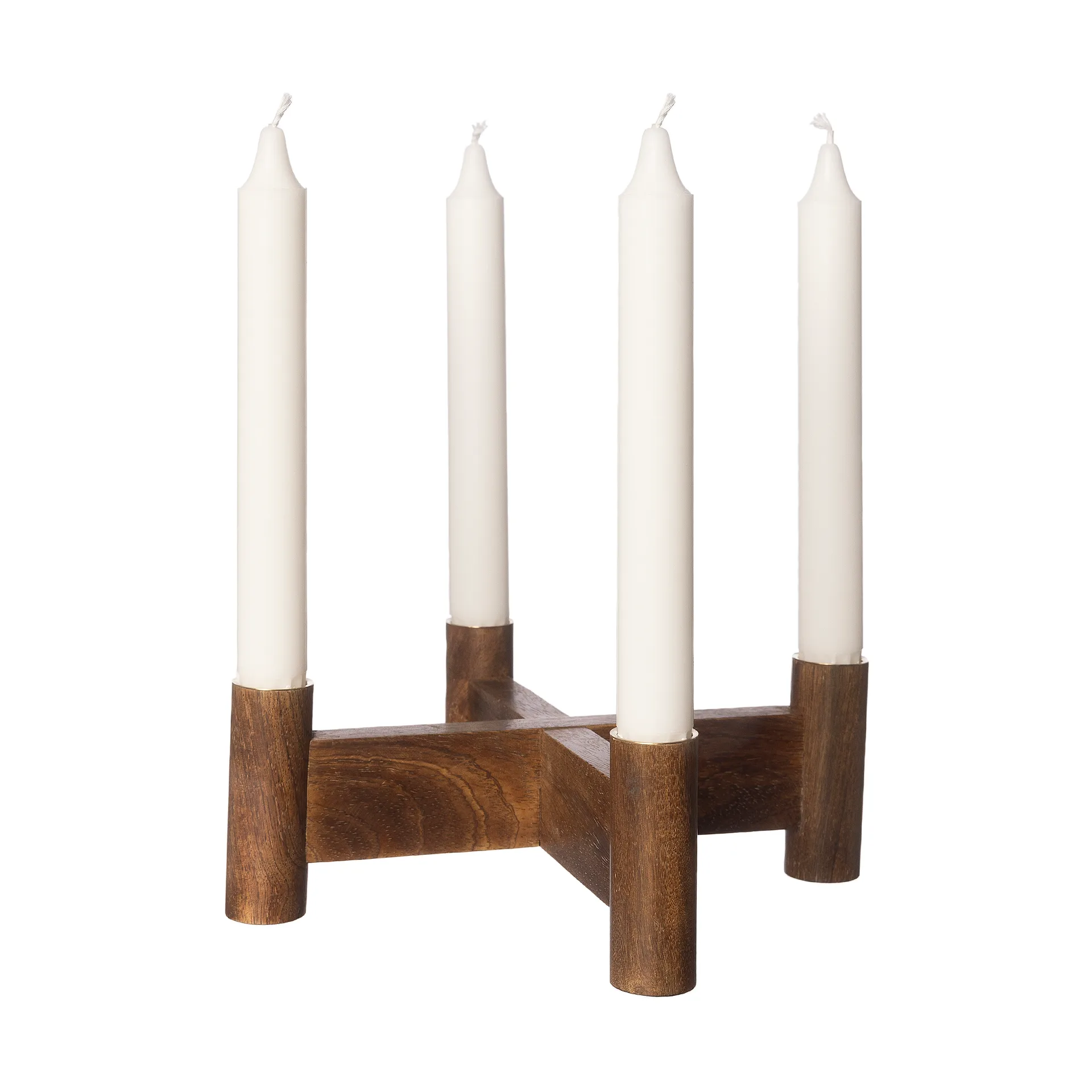 Ernst advent candle holder Ø22x8 cm, Dark brown ERNST