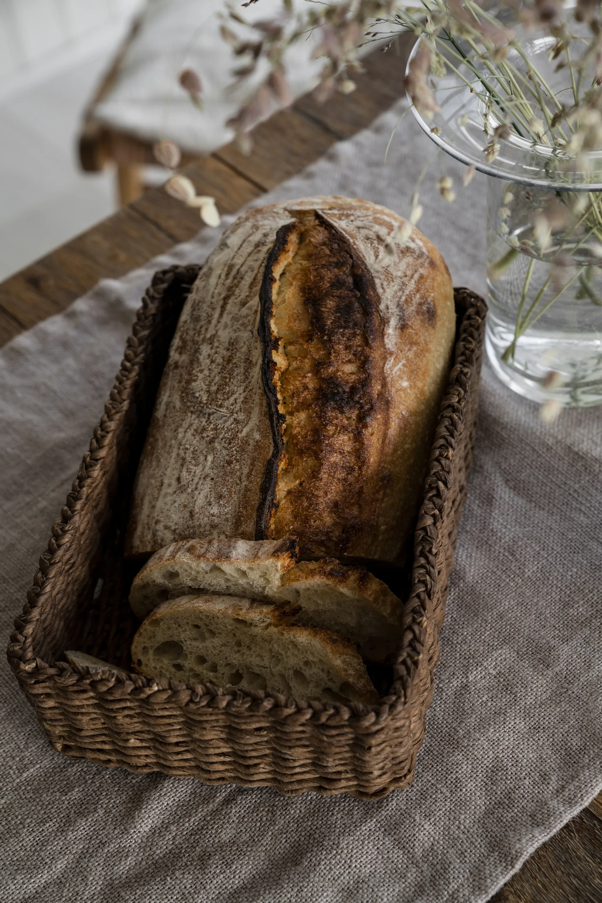 Ernst basket 14x23 cm, Dark brown ERNST