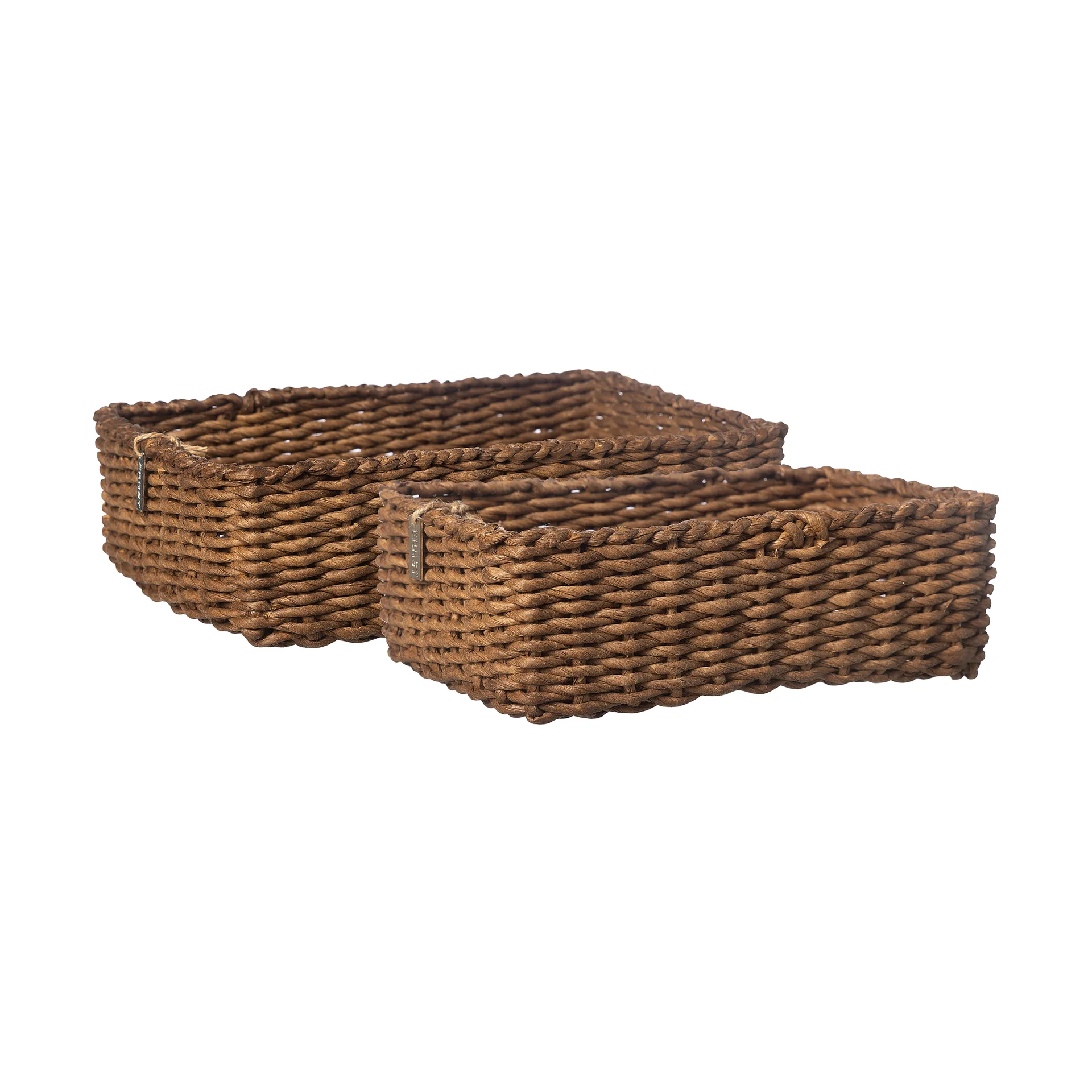 Ernst basket 2 pieces, Dark brown ERNST