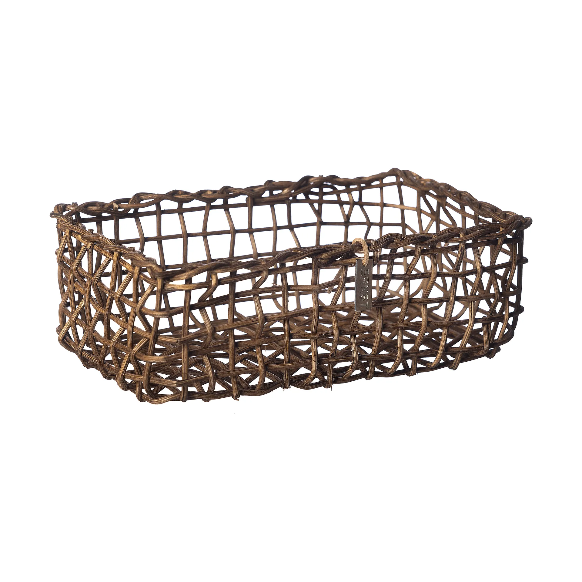 Ernst basket set rectangular 2 pieces, Dark brown ERNST