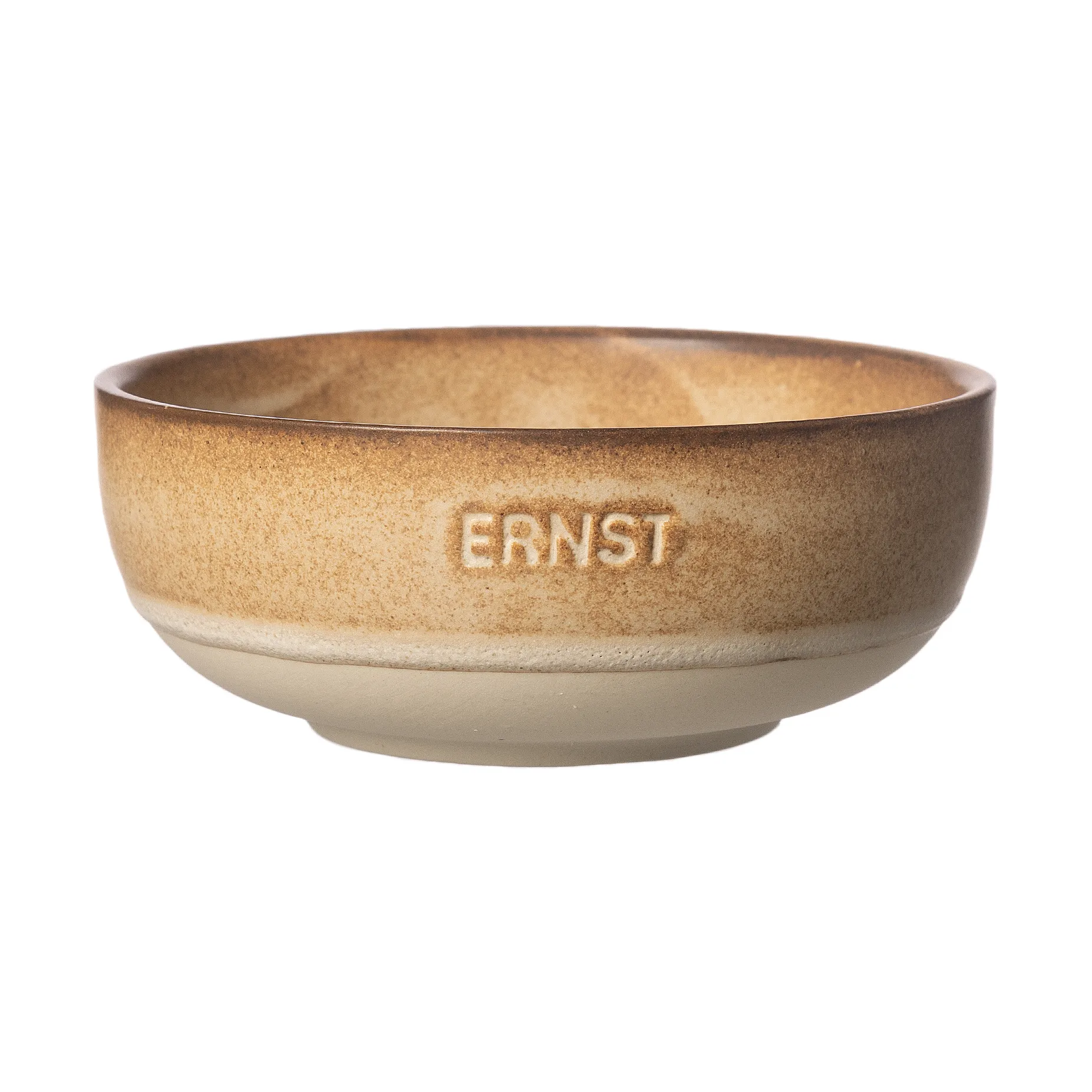 Ernst bowl, Brown-natural base, Ø11 cm ERNST
