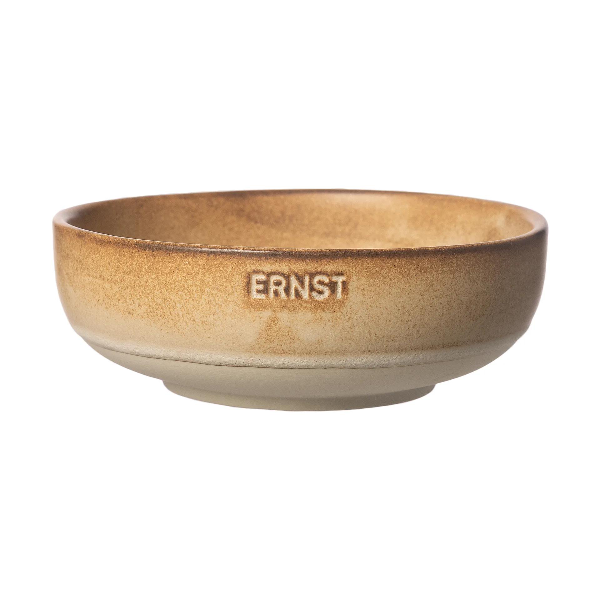 Ernst bowl, Brown-natural base, Ø14 cm ERNST