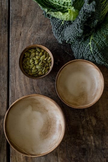 Ernst bowl - Brown-natural bottom, Ø8 cm - ERNST