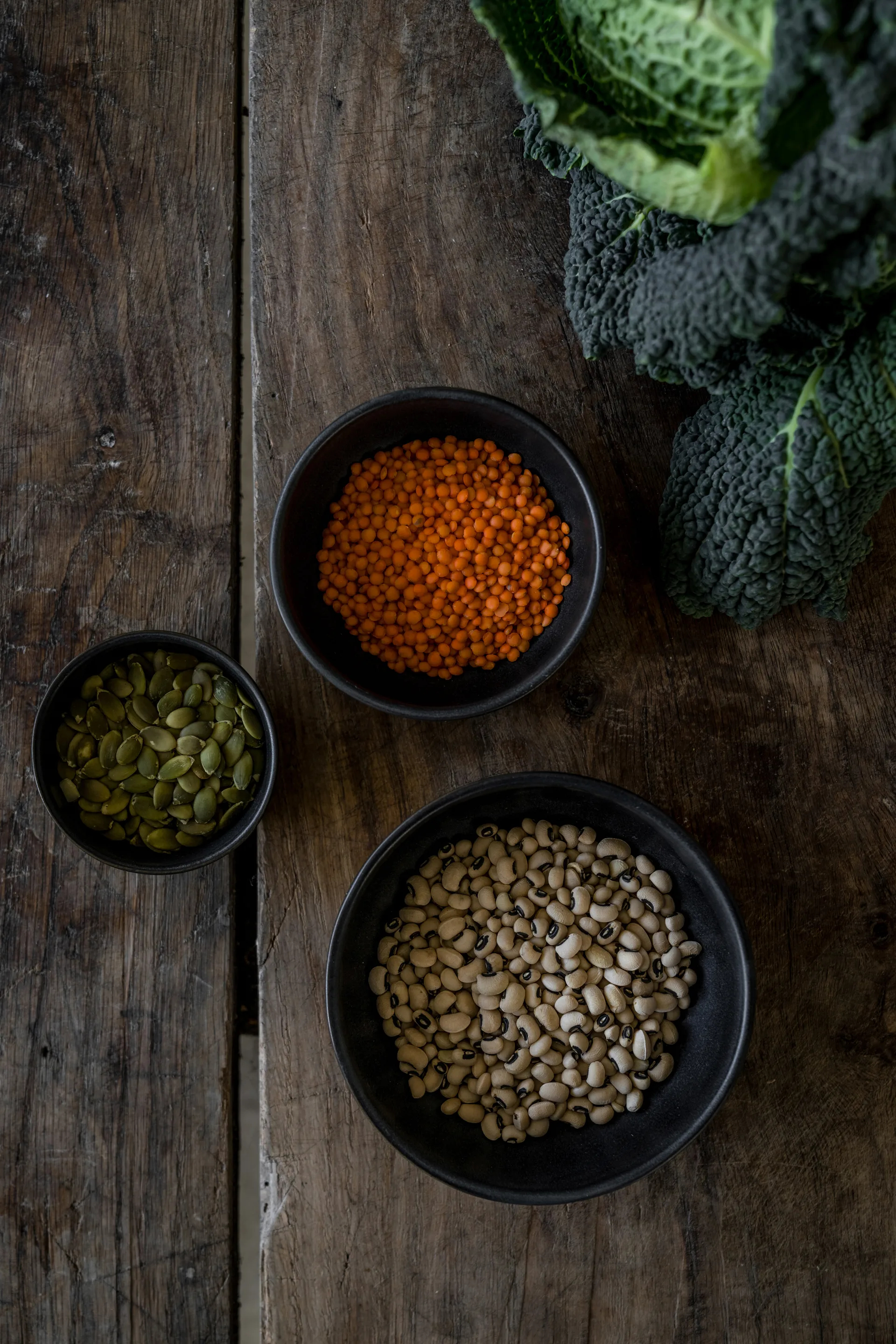 Ernst bowl, Matte black-natural base, Ø14 cm ERNST