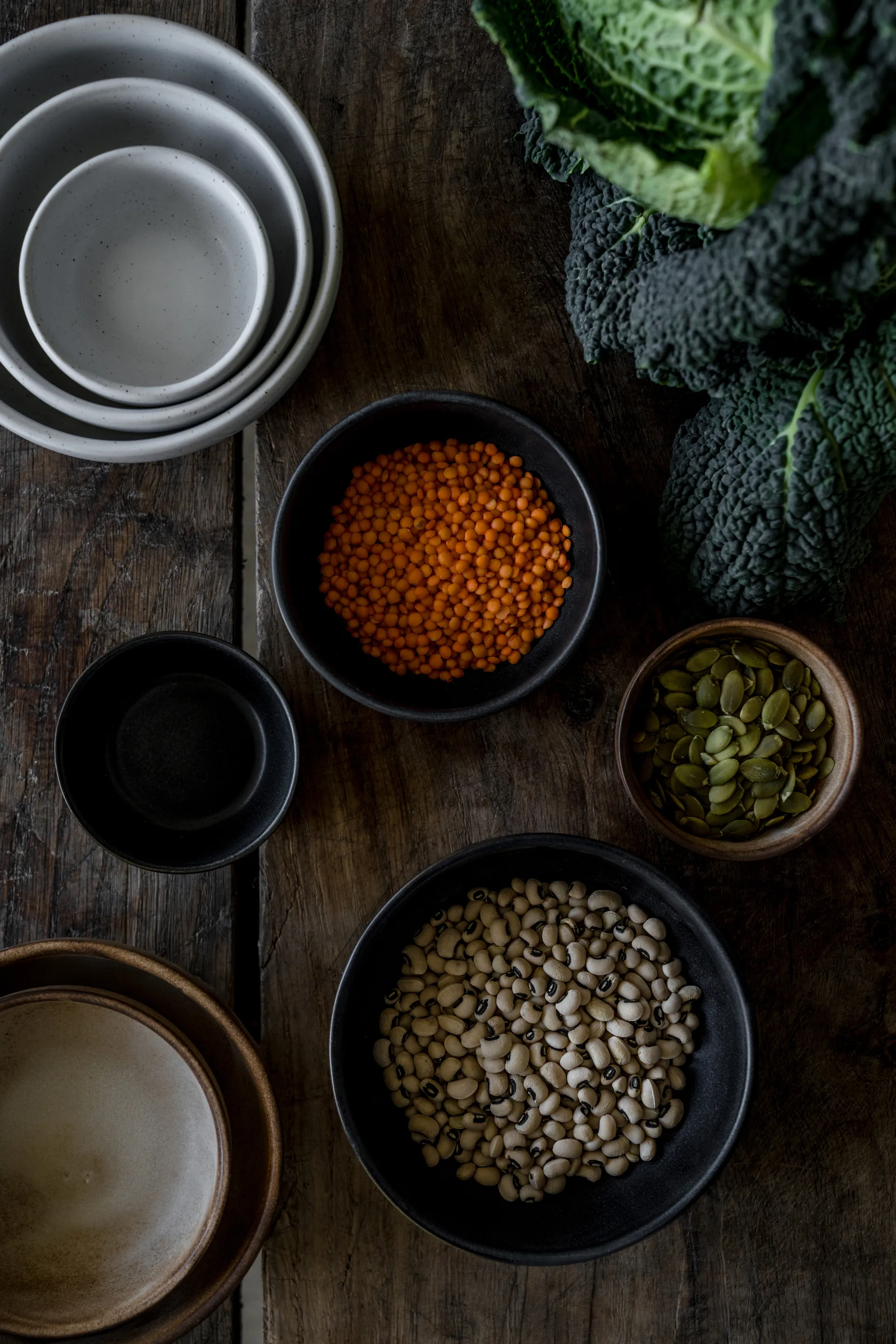 Ernst bowl, Matte black-natural base, Ø14 cm ERNST