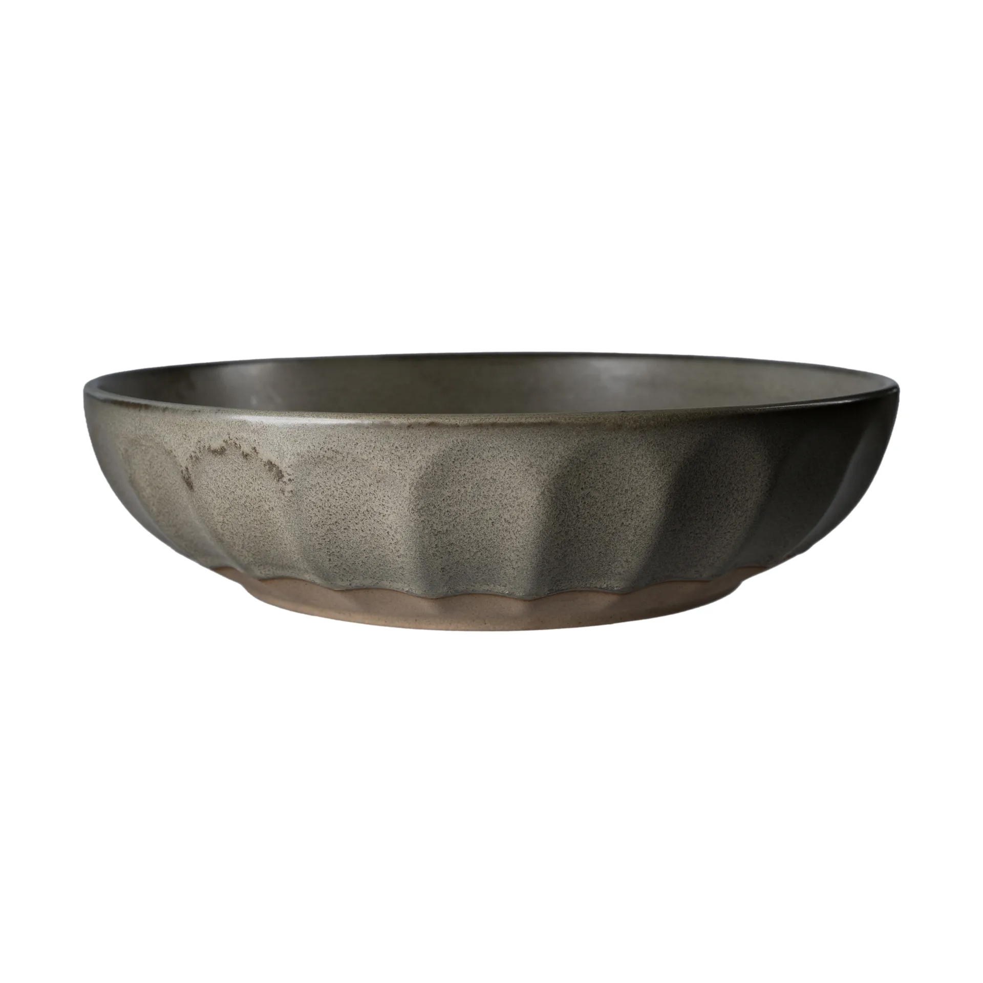 Ernst bowl stoneware, Grey-nature, Ø24 cm ERNST