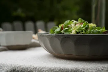 Ernst bowl stoneware - Grey-nature, Ø24 cm - ERNST