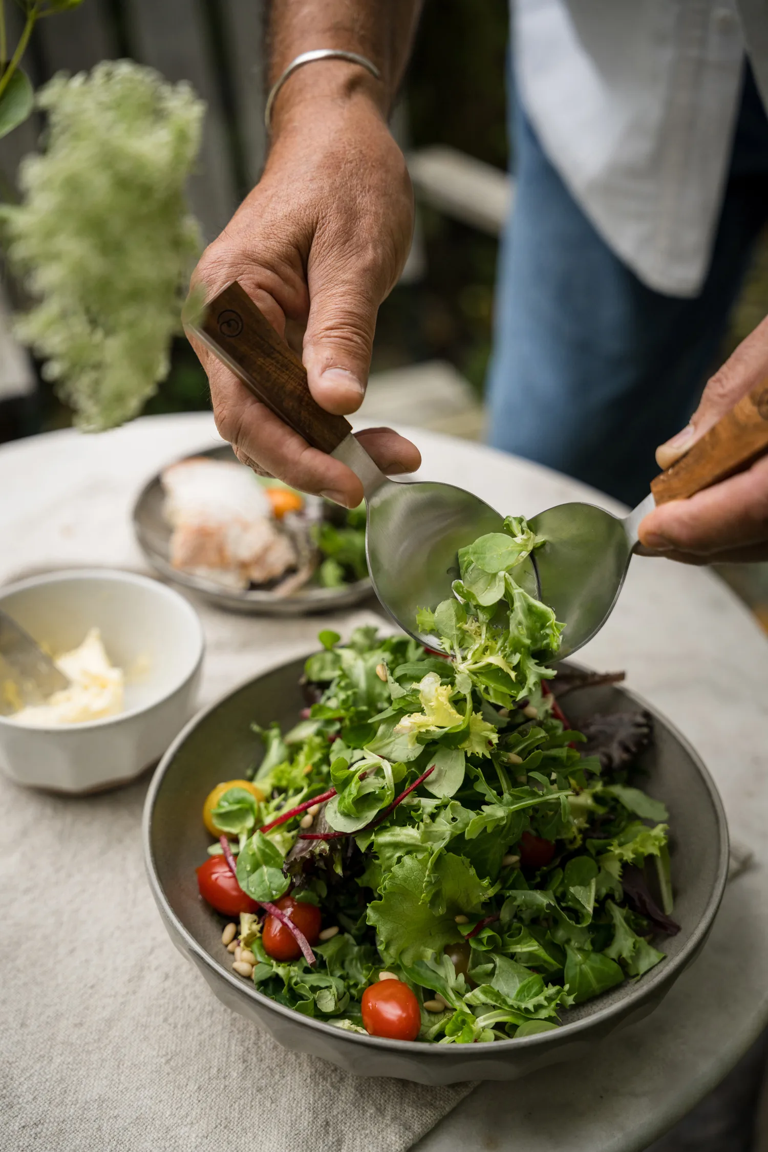 Ernst bowl stoneware, Grey-nature, Ø24 cm ERNST