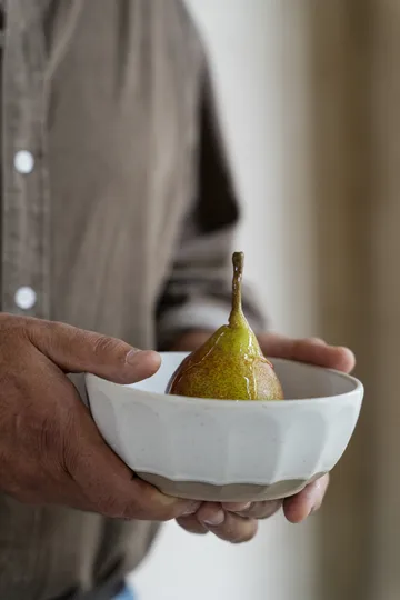 Ernst bowl stoneware - White-nature, Ø16 cm - ERNST