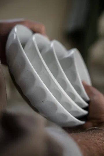 Ernst bowl stoneware - White-nature, Ø16 cm - ERNST