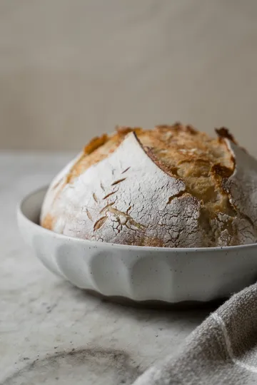 Ernst bowl stoneware - White-nature, Ø24 cm - ERNST