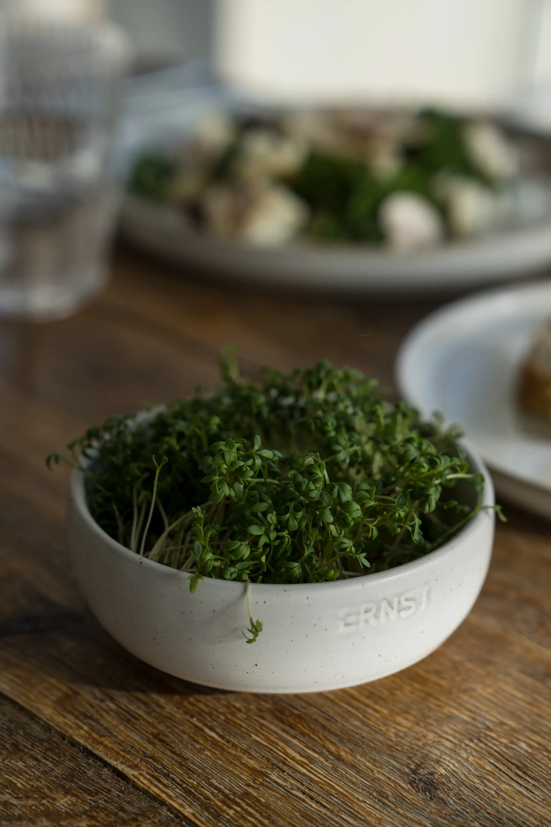 Ernst bowl, White-natural base, Ø11 cm ERNST