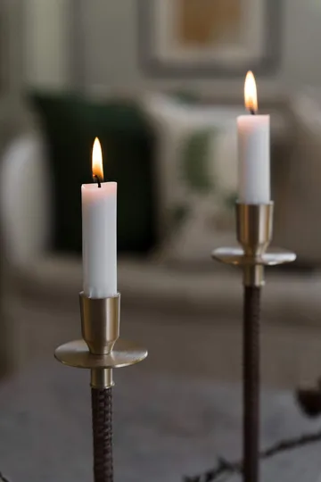 Ernst braided candleholder - Brass, Ø8x30 cm - ERNST