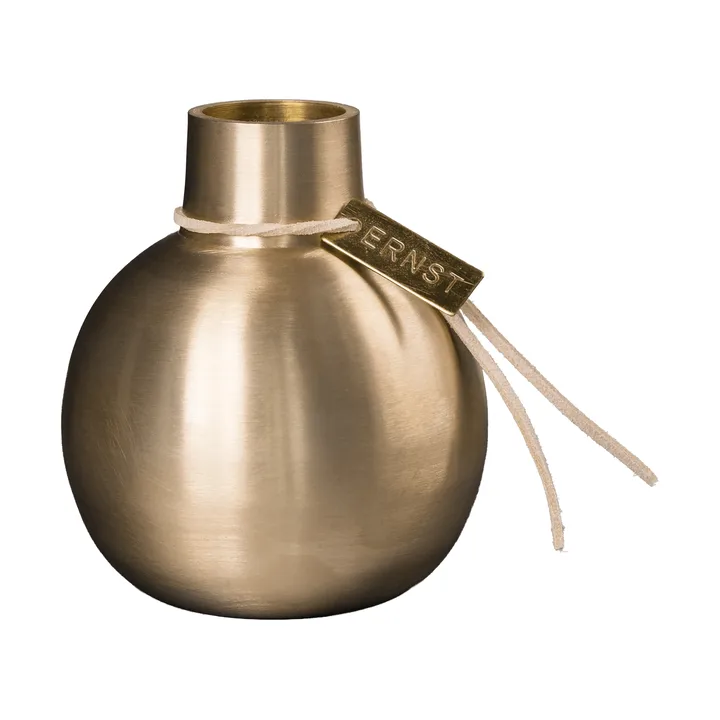 Ernst brass vase - Ø7.5x9.5 cm - ERNST