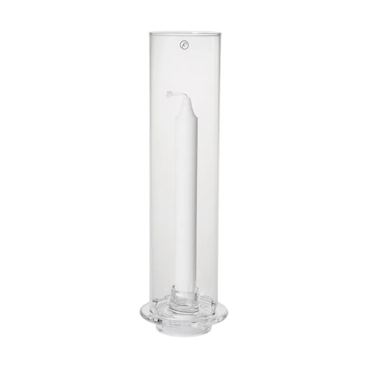 Ernst candle holder for taper candles - Glass, Ø9x27.5 cm - ERNST