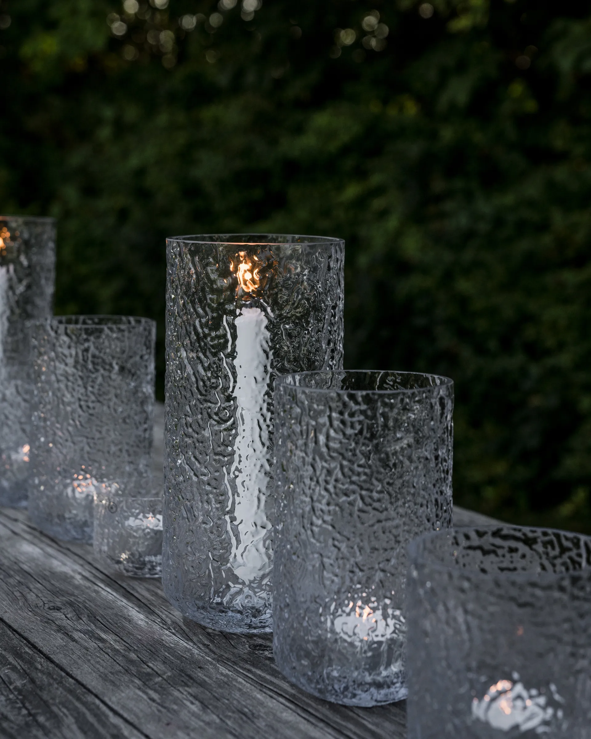 Ernst candle holder for taper candles patterned, Ø11x25 cm ERNST