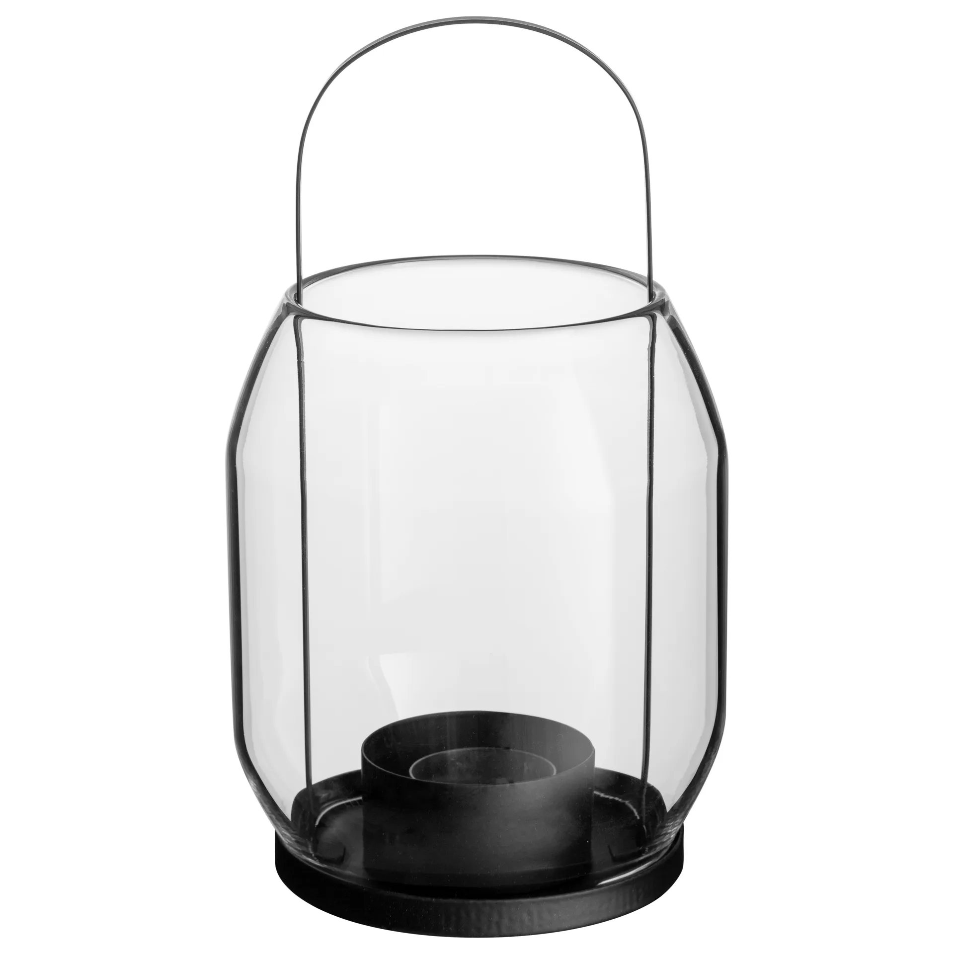 Ernst candle holder for tea light 22 cm, black ERNST